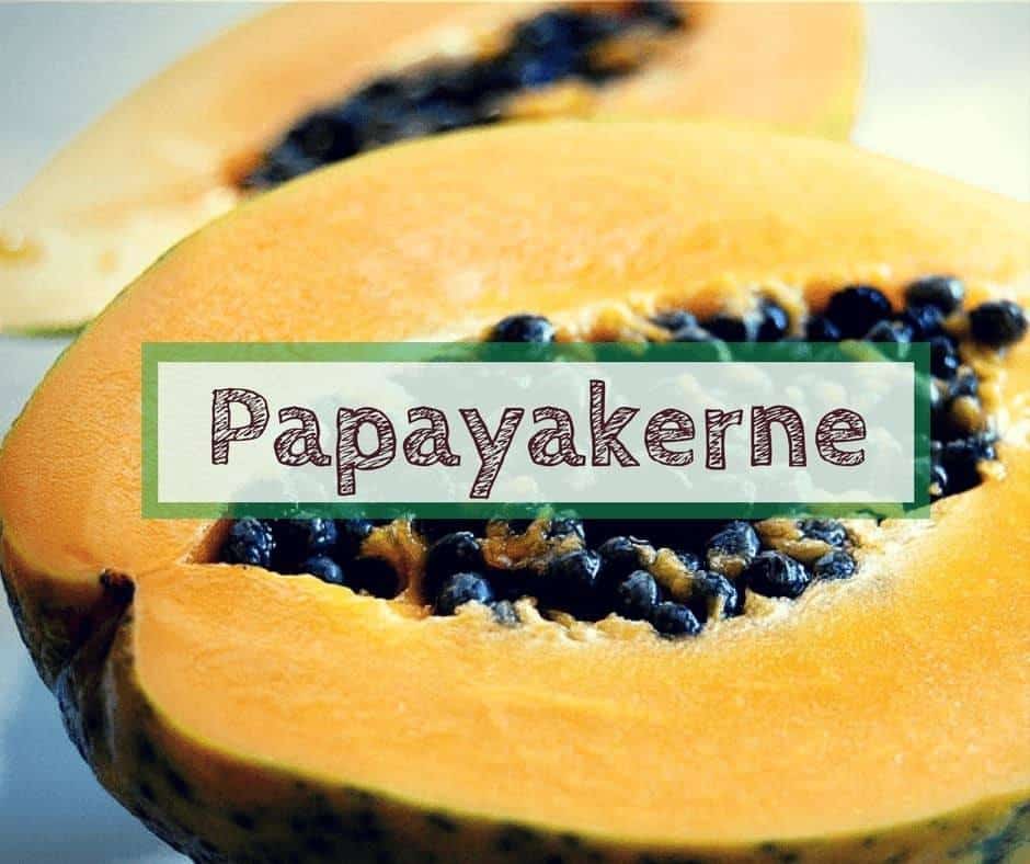 Papayakerne gesund